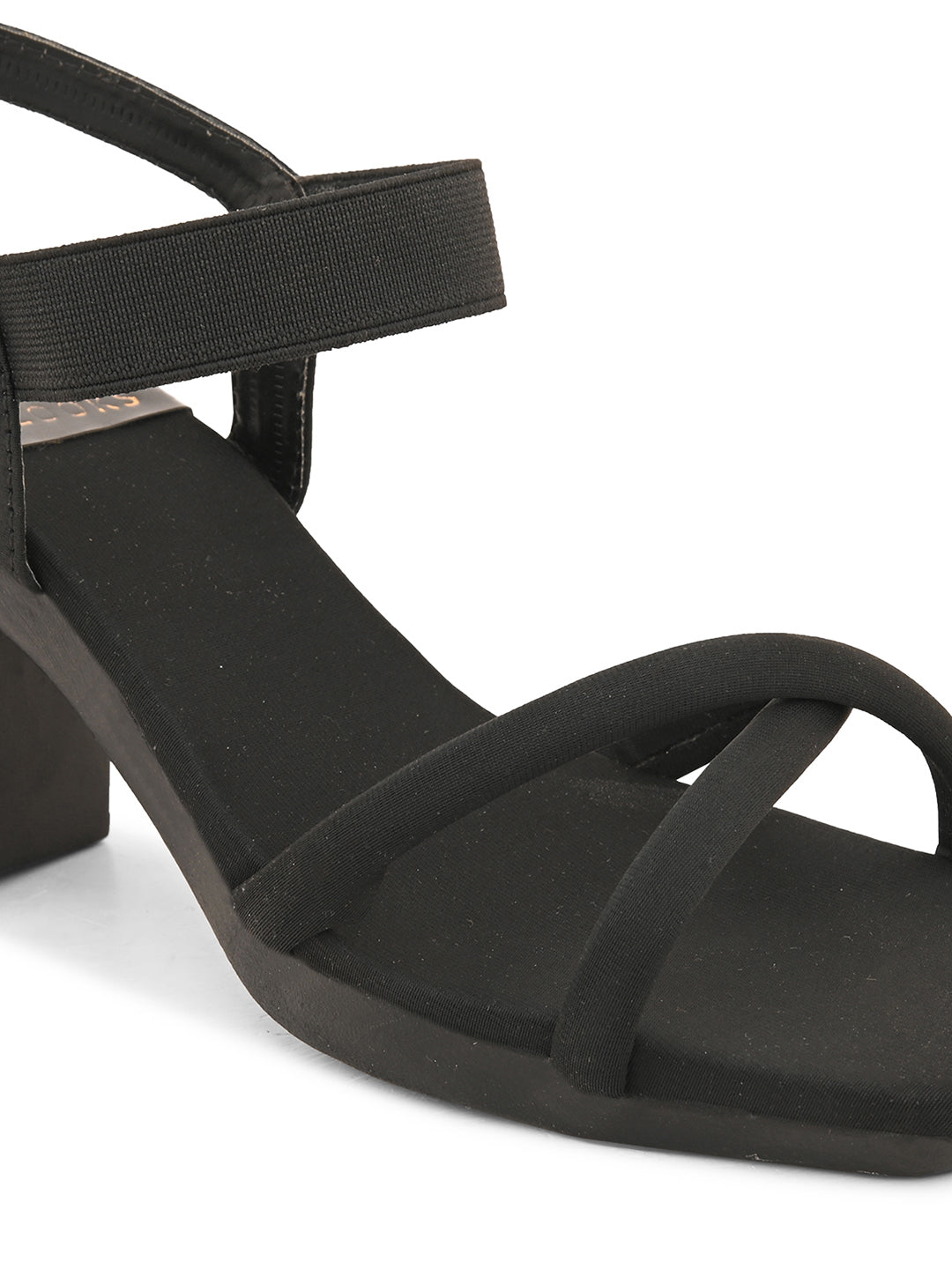 Bold & Attractive Block High Heels Sandals with Ankle strap