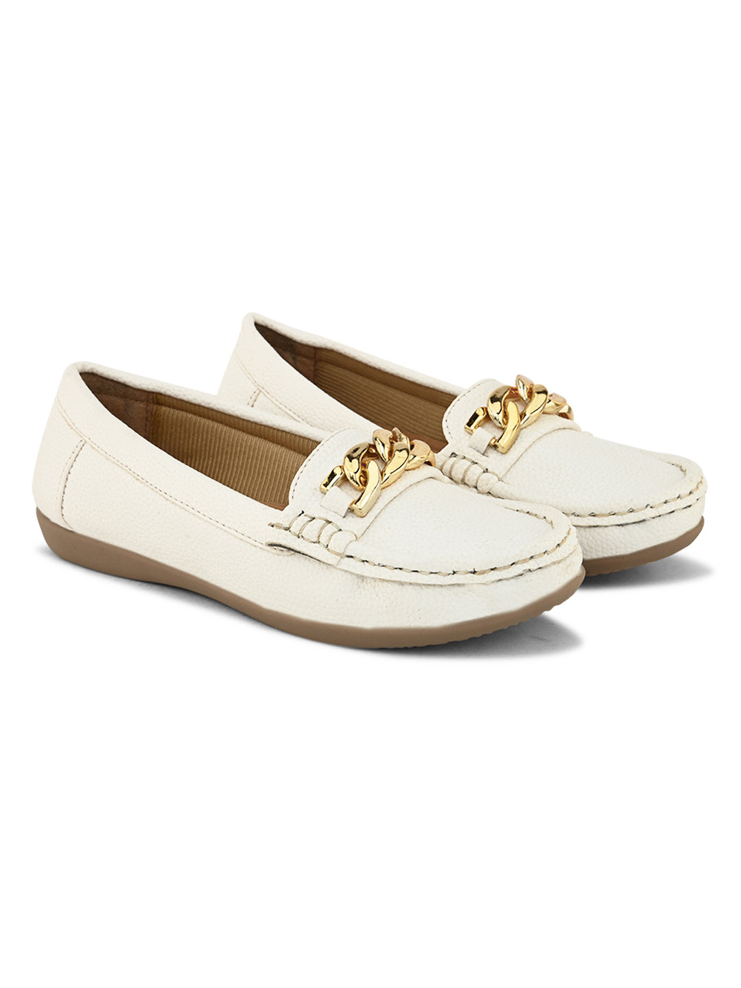 Comfortable ,Stylish & Fancy Chain Design Slip-On - Loafer