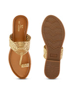 Elegant Woven Toe-Ring Flats for Everyday Comfort
