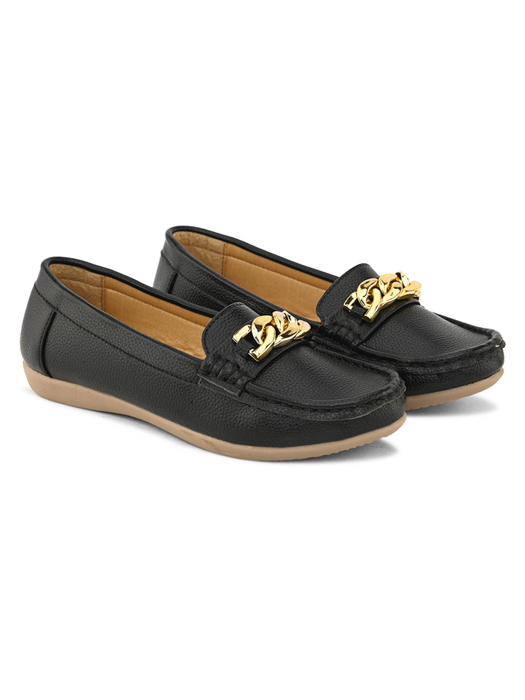 Comfortable ,Stylish & Fancy Chain Design Slip-On - Loafer