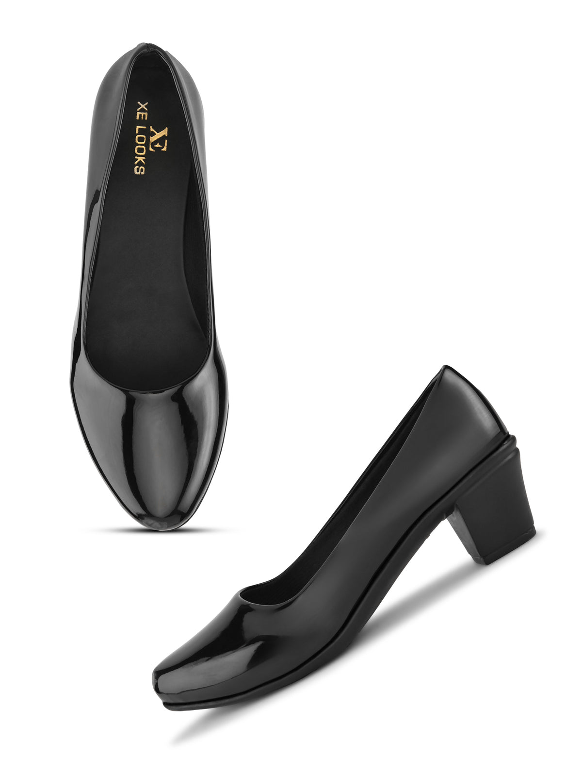 Glossy Pointed Toe Comfortable Slip-On Ballerinas