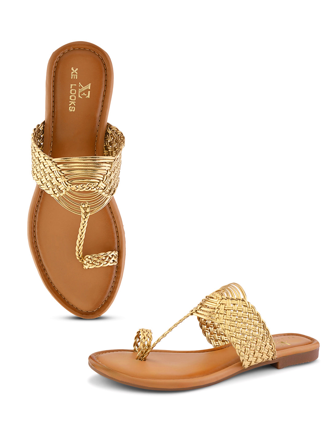 Elegant Woven Toe-Ring Flats for Everyday Comfort