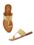 Elegant Woven Toe-Ring Flats for Everyday Comfort