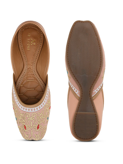 Flat Comfortable , Trend & Fancy  Embellished Punjabi Jutties