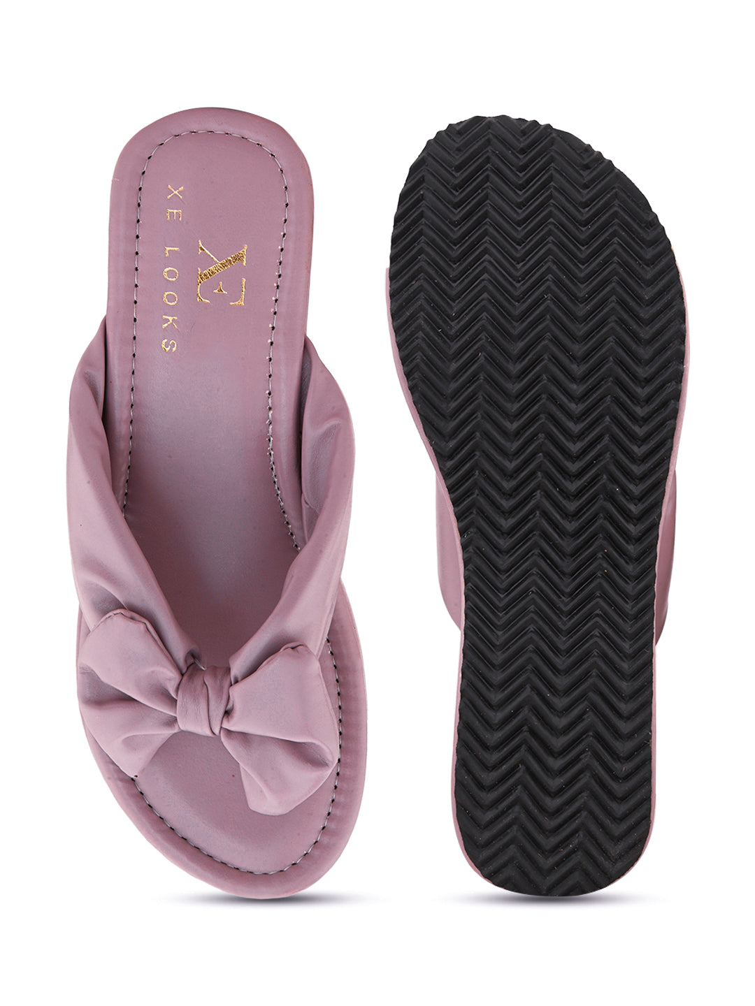 Bow Design modern comfortable cushion platform Slippers