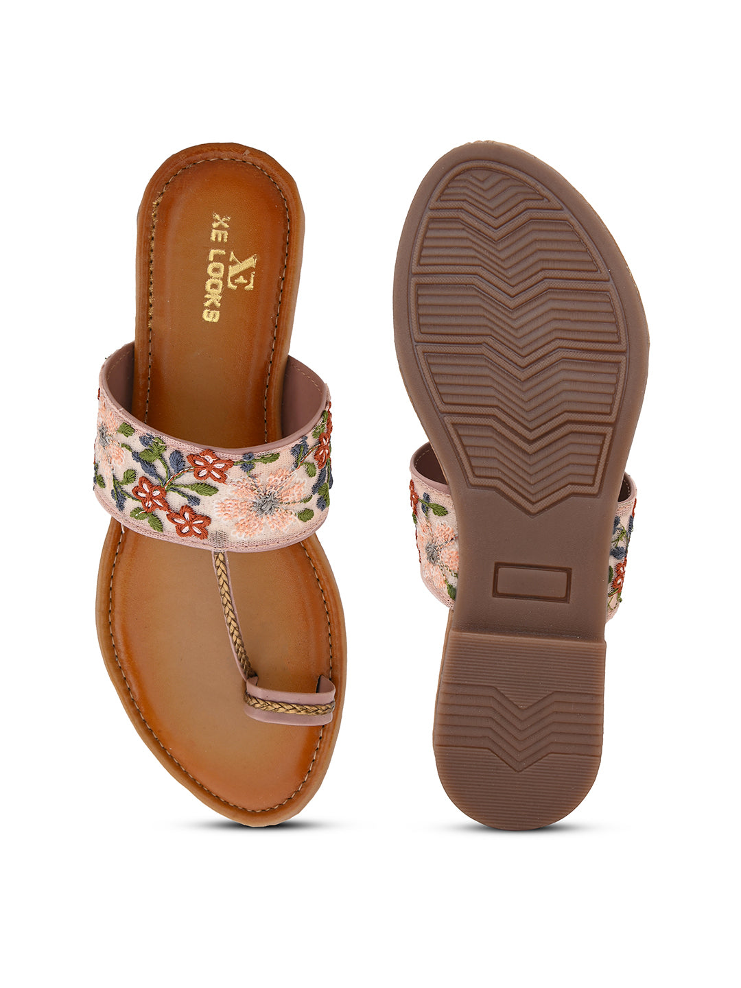 Women's Ethnic Slip-On Flat Slippers & Traditional Footwear  & Girls