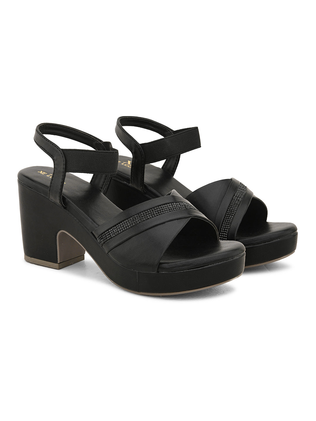 Attractive and Stylish Block Heel With Ankle Straps