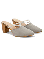 Graceful & Trendy  Slip-On Heels