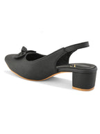 Slingback with Stylish Finish Heels