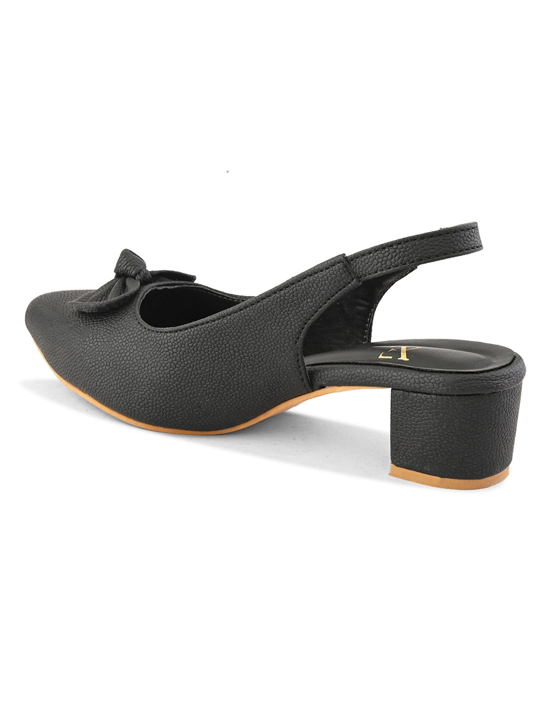 Slingback with Stylish Finish Heels