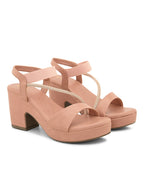 Fancy & Charm With Ankle Strap Block Heel Sandal