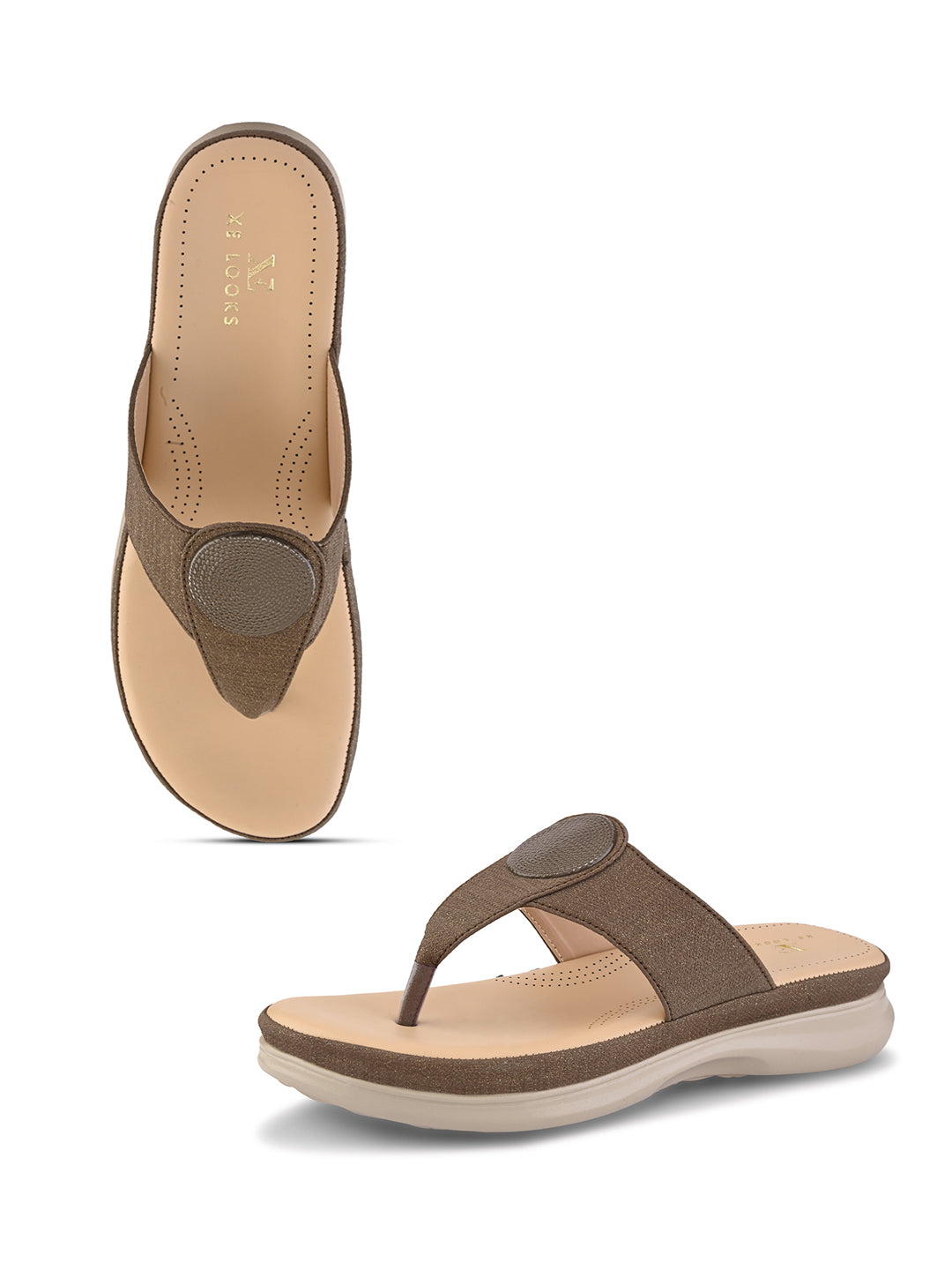 Embellishment Buckle Detail Doctor Slippers