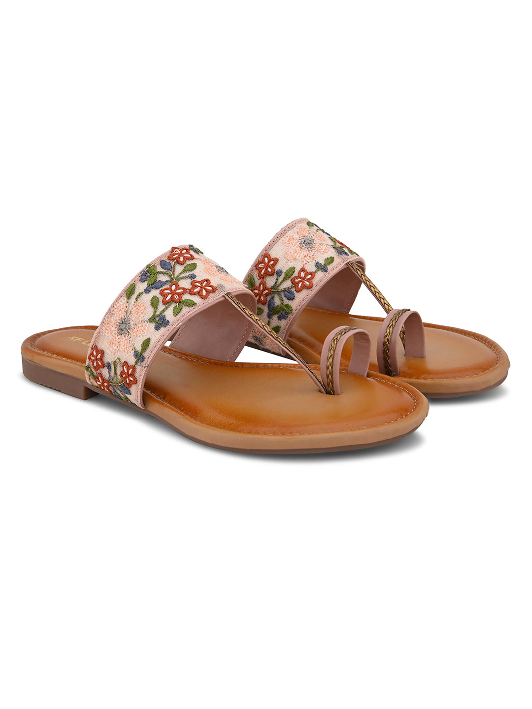 Women's Ethnic Slip-On Flat Slippers & Traditional Footwear  & Girls