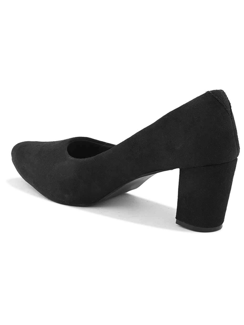 Elegant with a soft suede finish heels