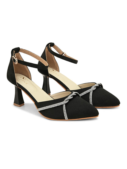 Fancy & Comfortable Heels with Buckle Closure