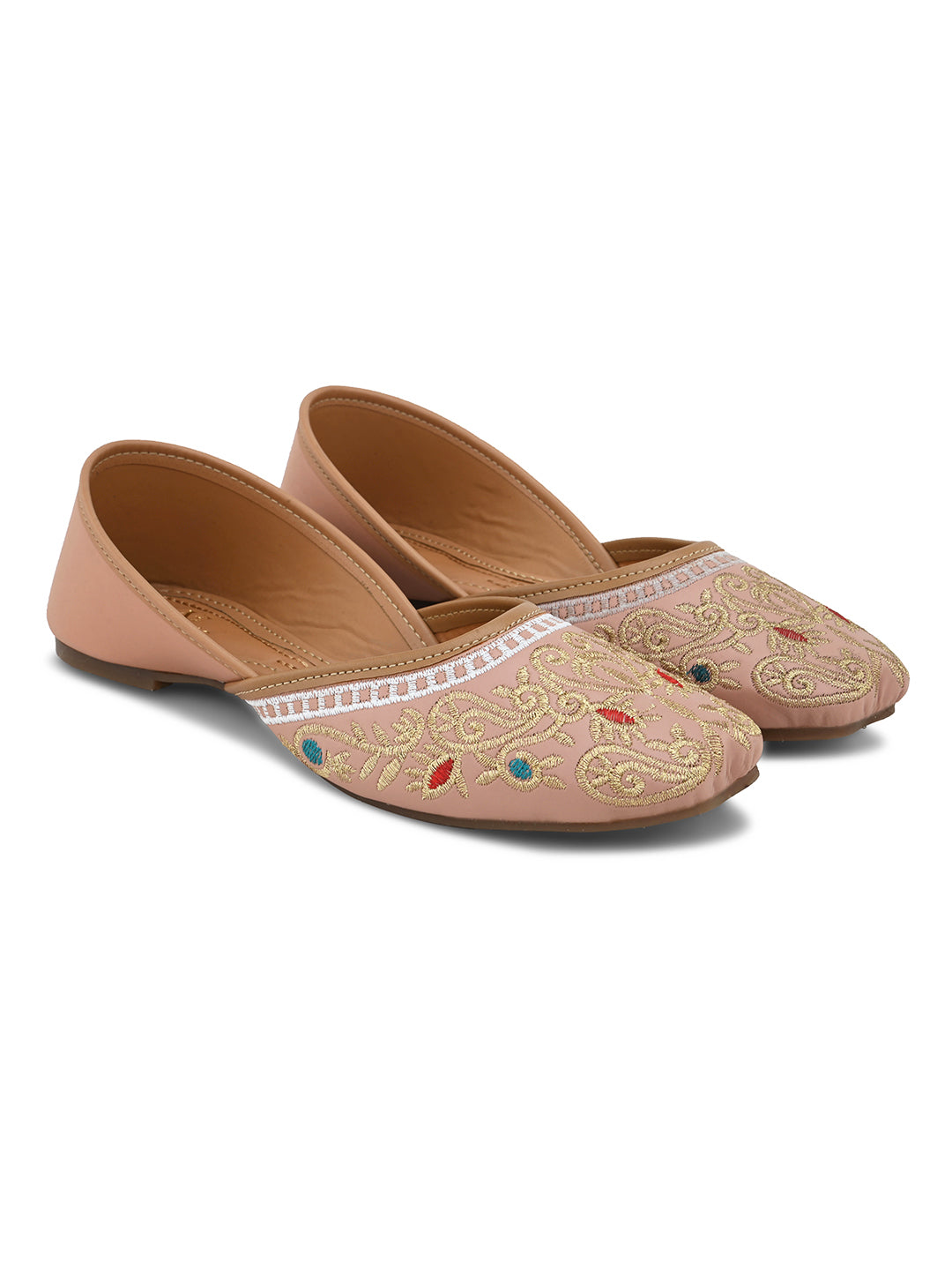 Flat Comfortable , Trend & Fancy  Embellished Punjabi Jutties