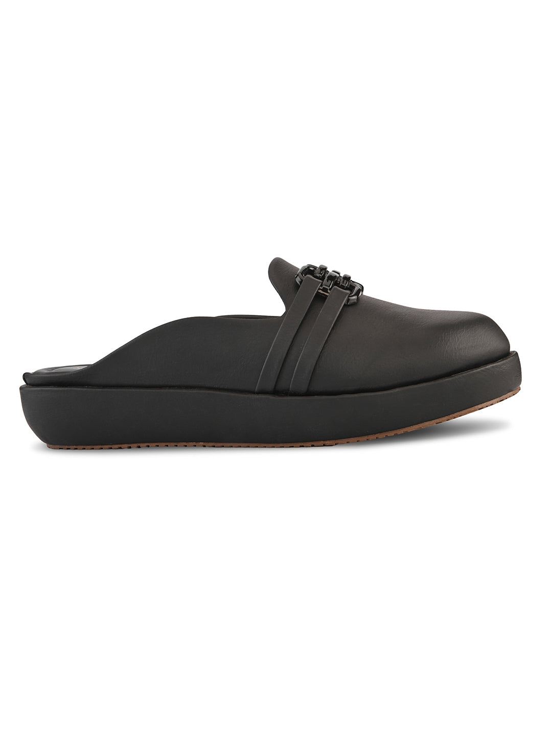Slip-On Mules with Cushioned Footbed