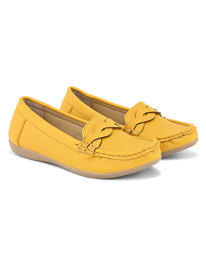 Soft & Comfortable Wave Design Slip-On -Loafer