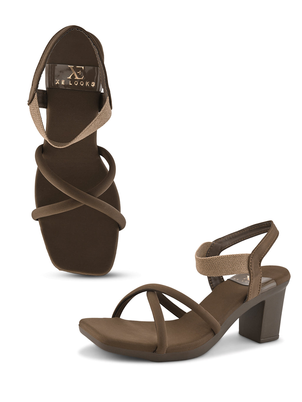 Bold & Attractive with Ankle strap Block High Heels Sandal