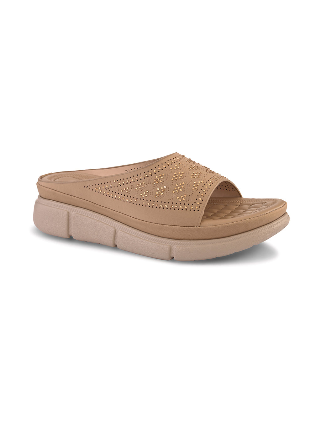 Comfort Embellished Slip-On Wedges