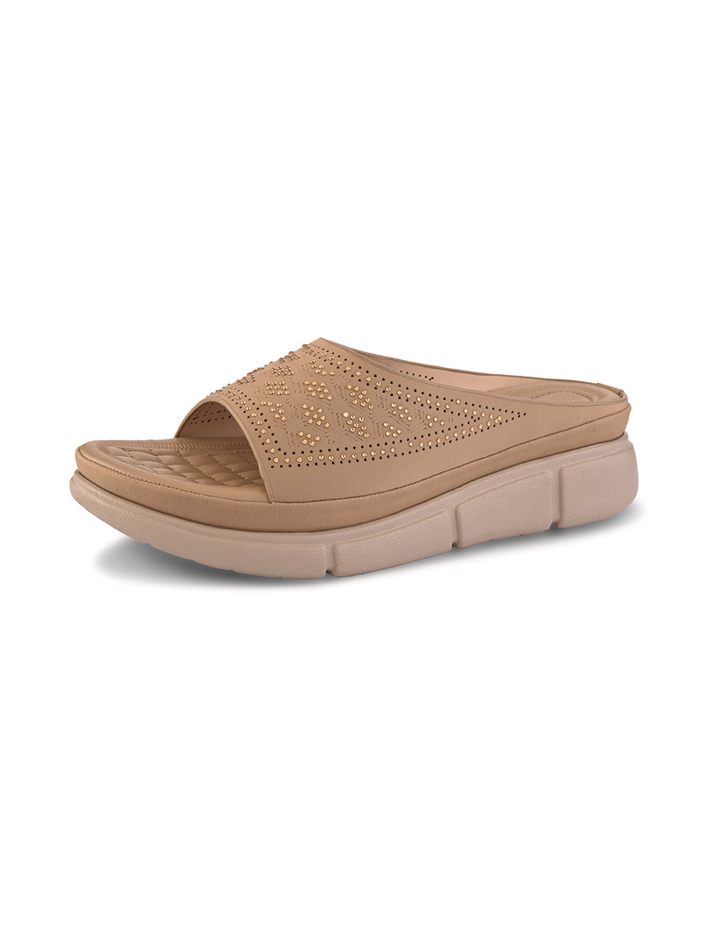 Comfort Embellished Slip-On Wedges