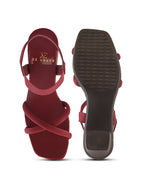 Bold & Attractive with Ankle strap Block High Heels Sandal