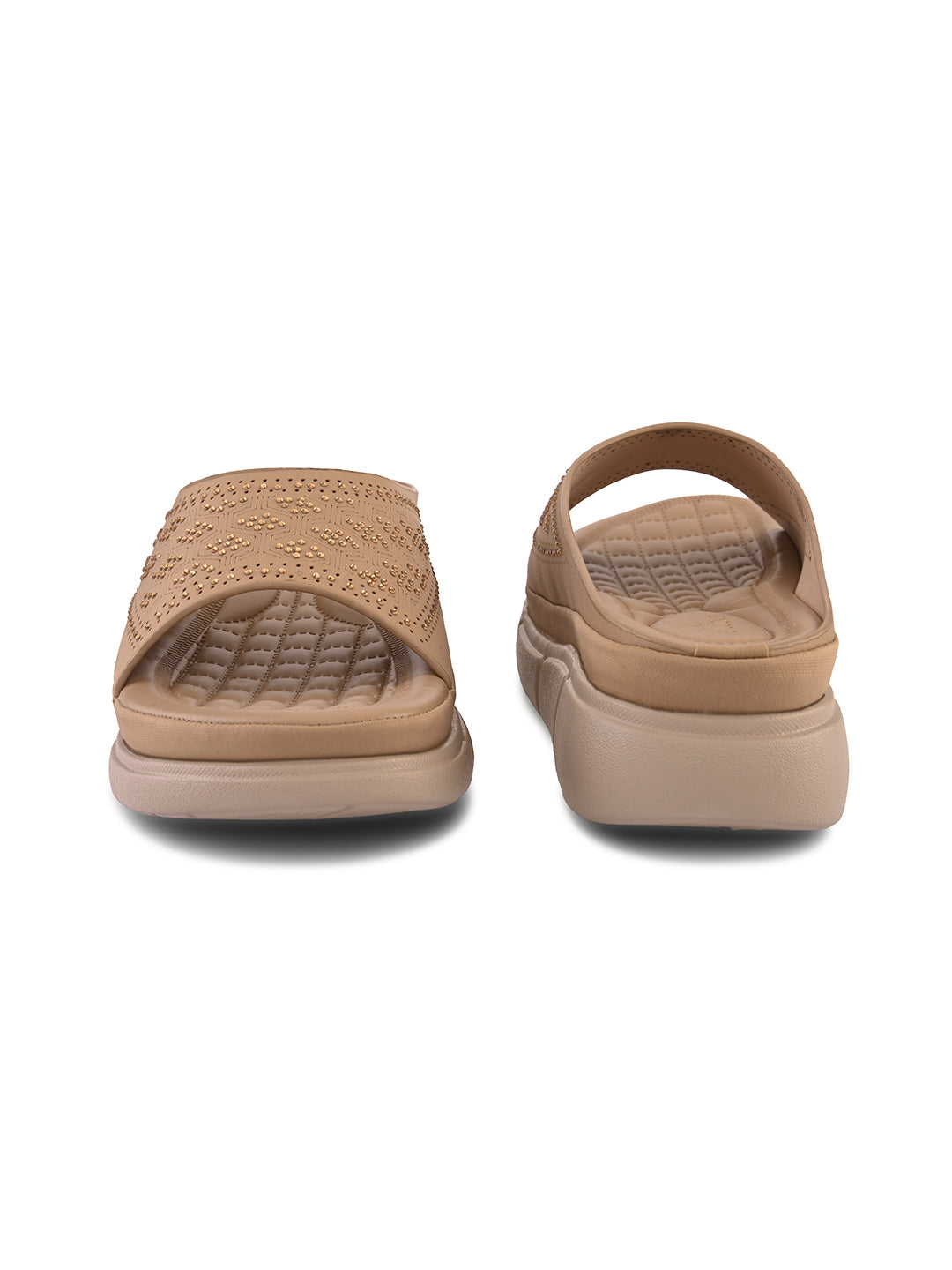 Comfort Embellished Slip-On Wedges