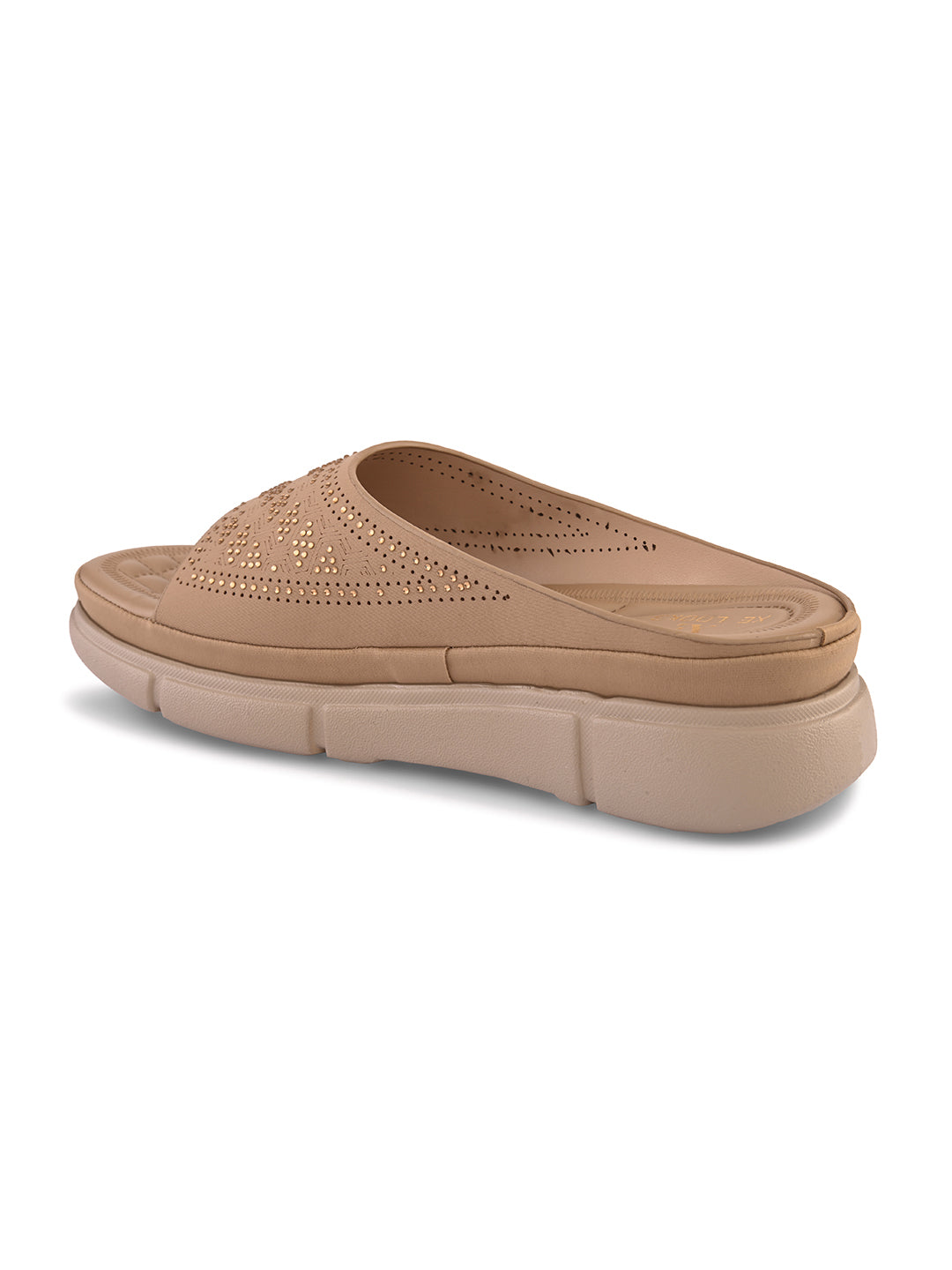 Comfort Embellished Slip-On Wedges