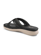Braided Cross Strap Cushioned Comfort Platform Sandals