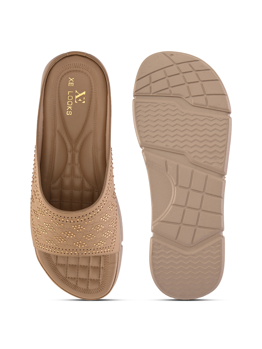 Comfort Embellished Slip-On Wedges