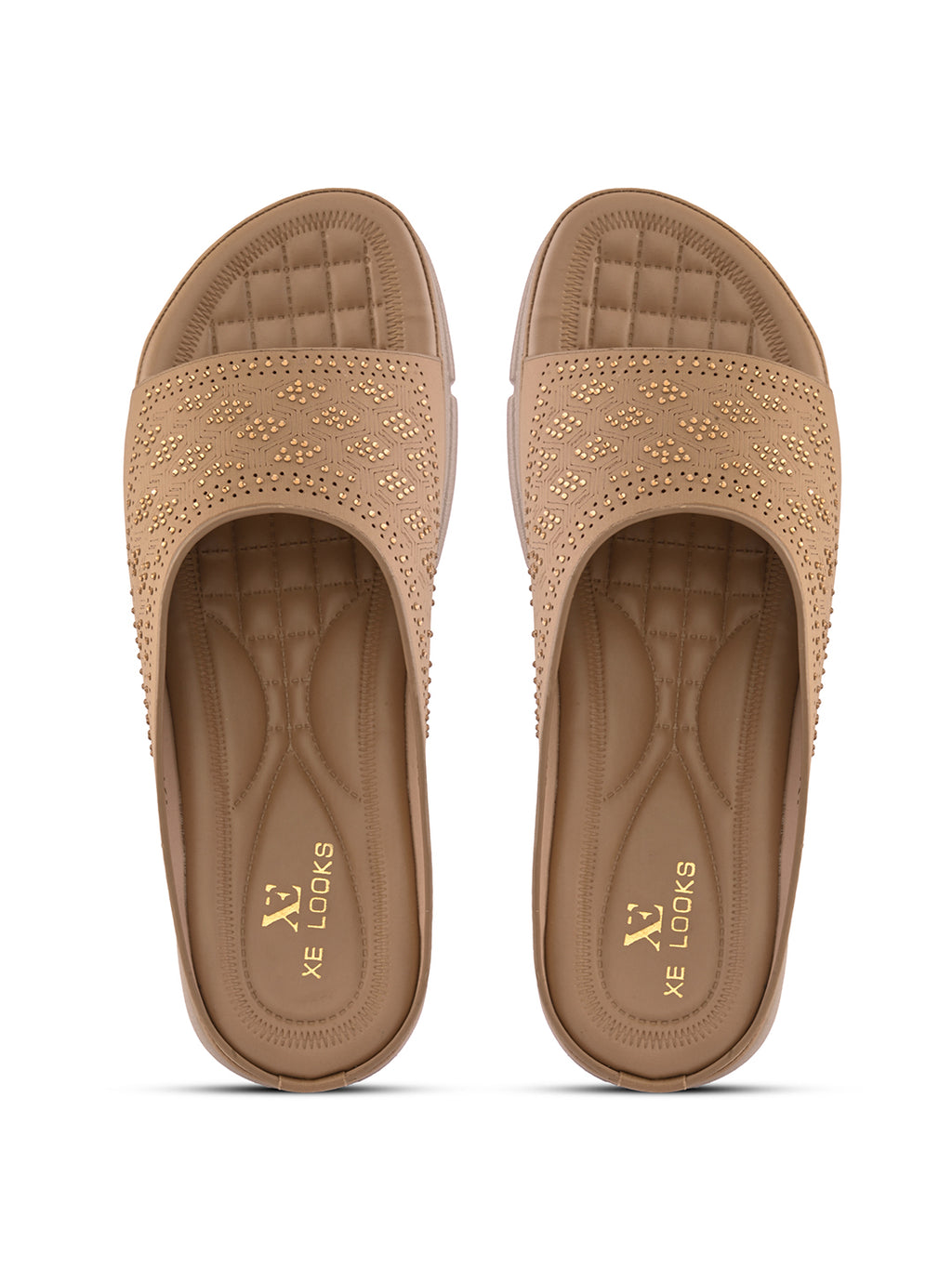 Comfort Embellished Slip-On Wedges