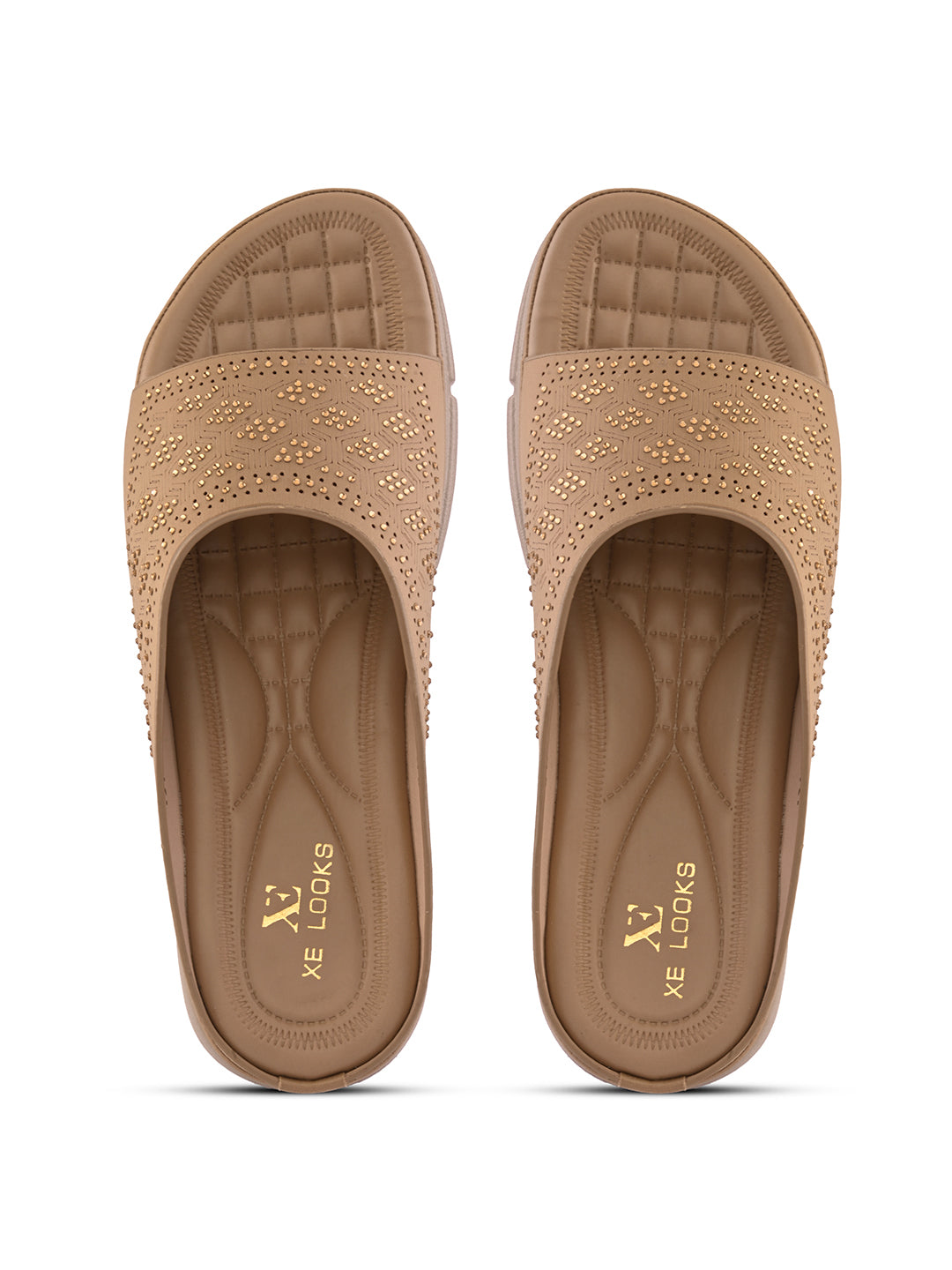 Comfort Embellished Slip-On Wedges