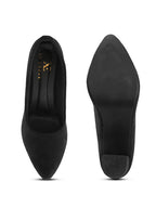 Elegant with a soft suede finish heels