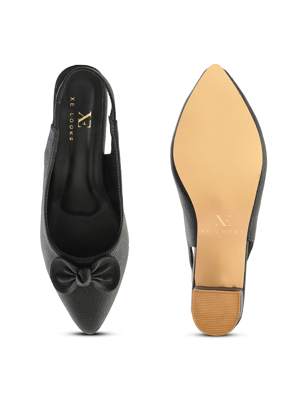 Slingback with Stylish Finish Heels