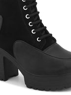 Women’s Lace-Up Platform Ankle Boots