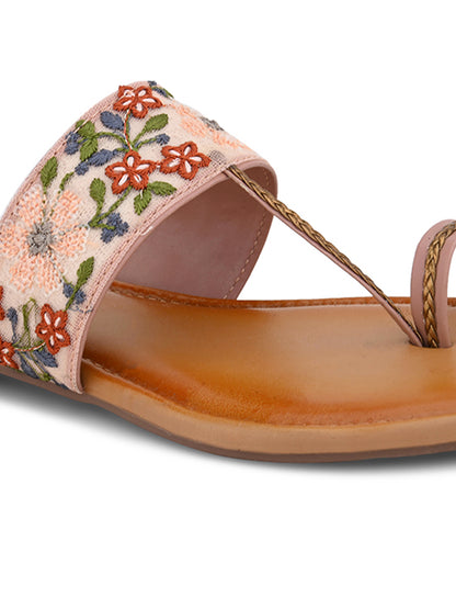 Women's Ethnic Slip-On Flat Slippers & Traditional Footwear  & Girls