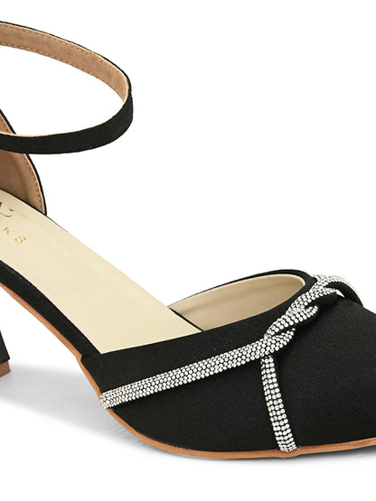 Fancy & Comfortable Heels with Buckle Closure