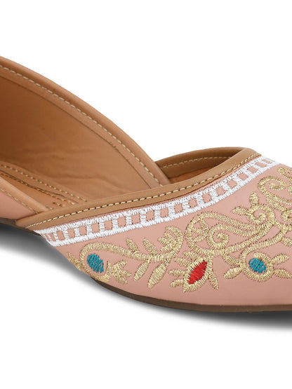 Flat Comfortable , Trend & Fancy  Embellished Punjabi Jutties