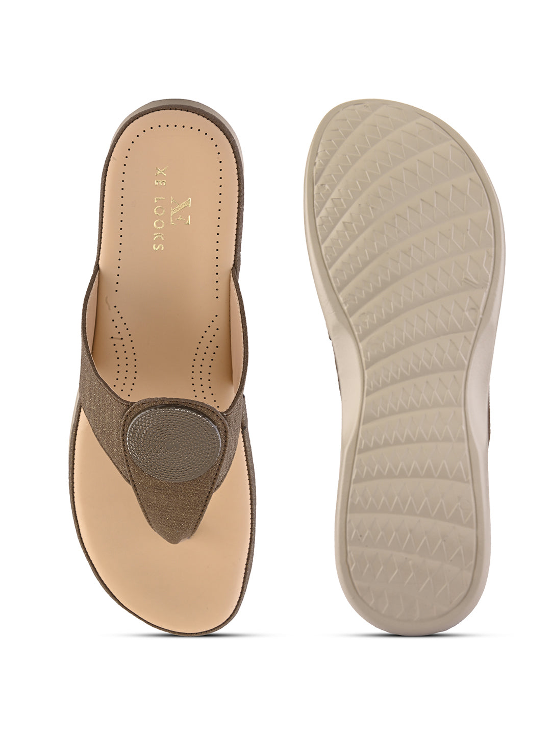 Embellishment Buckle Detail Doctor Slippers