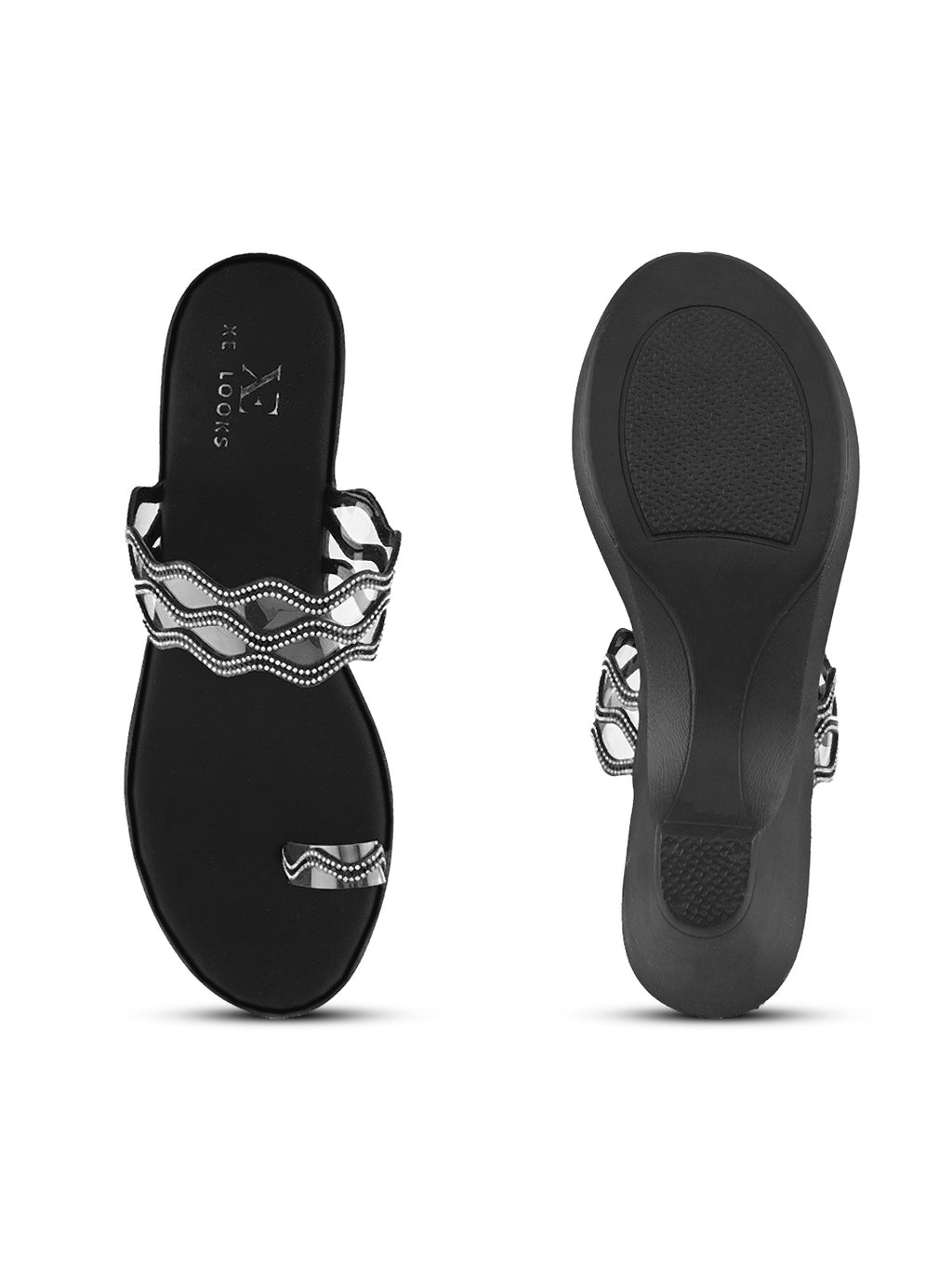 Elegant Toe-Ring Slip-On Sandals Comfort Sandals