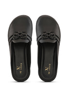 Slip-On Mules with Cushioned Footbed