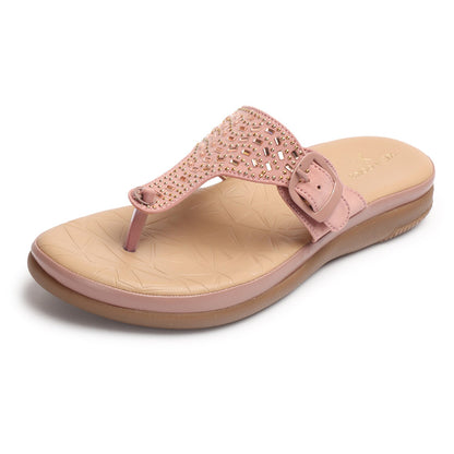 Chic & Elegant Siroski Design Soft Comfortable Slippers