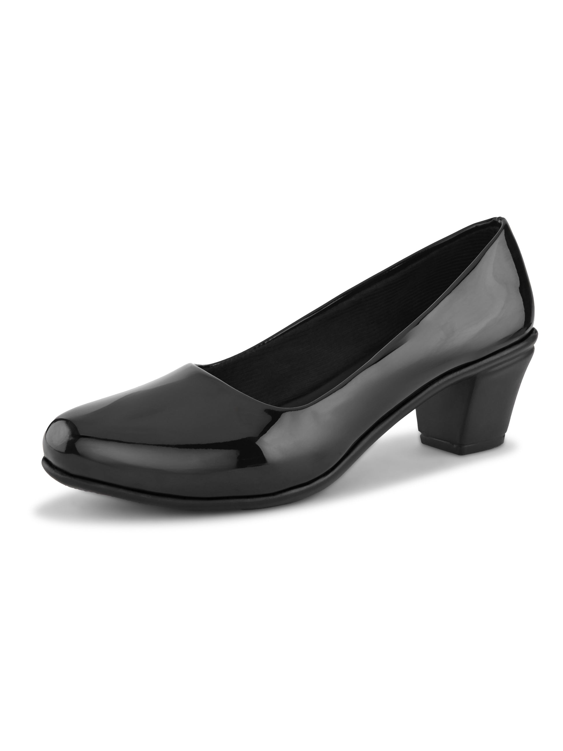 Glossy Pointed Toe Comfortable Slip-On Ballerinas