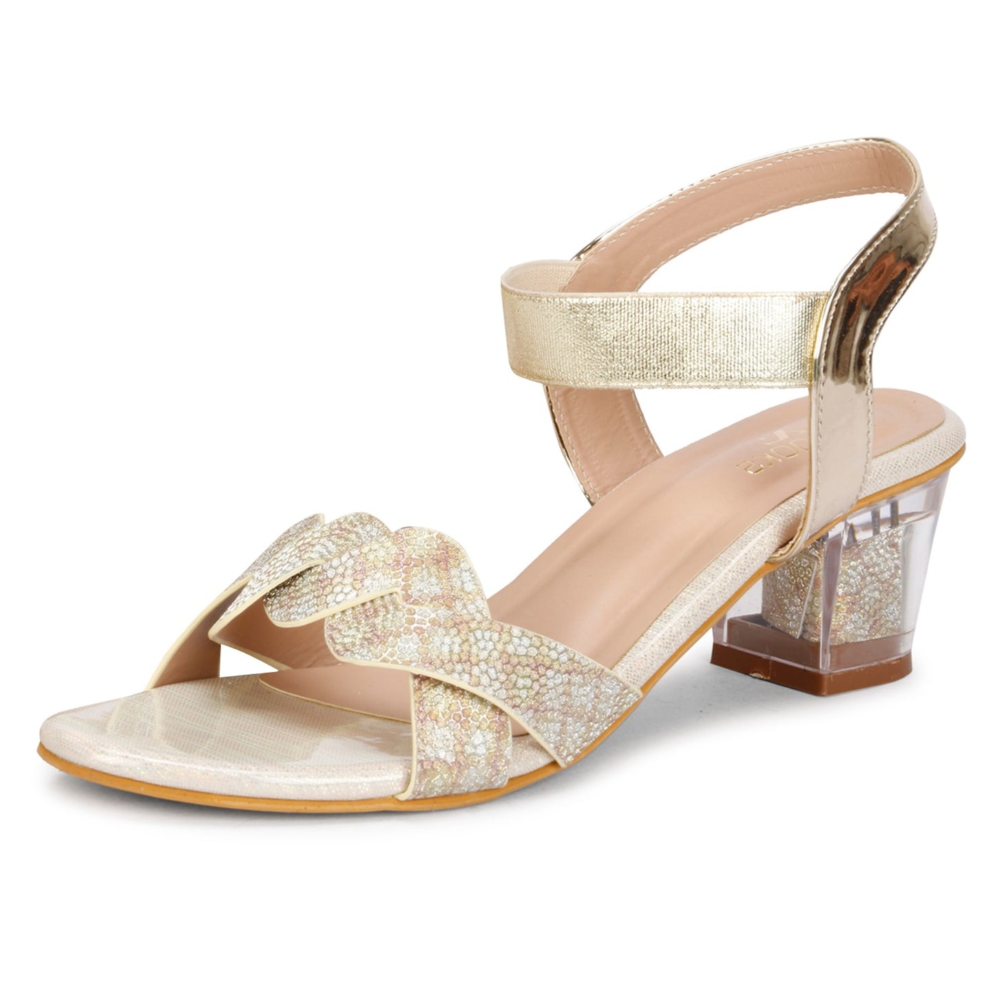 Stunning & Graceful Design Block Heels Sandals