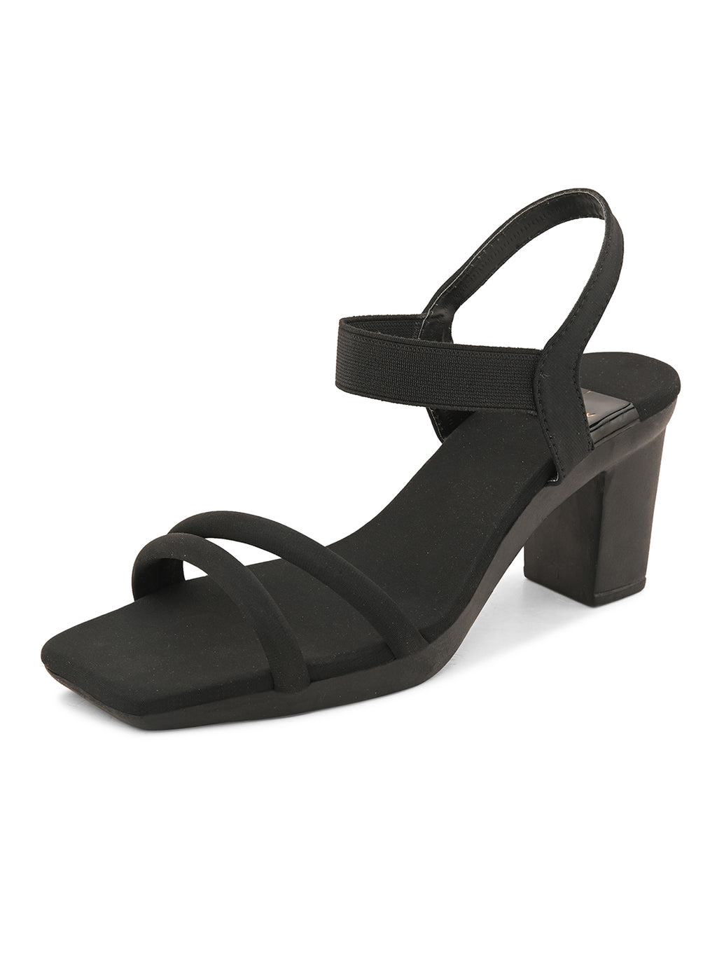 Bold & Trendy , Soft Block High Heels Sandals
