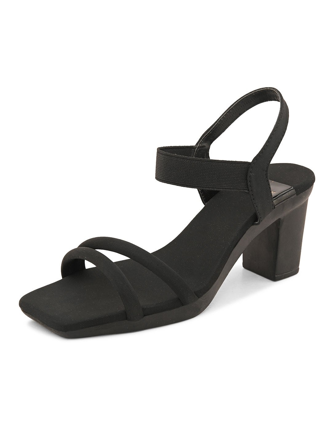 Bold & Trendy , Soft Block High Heels Sandals