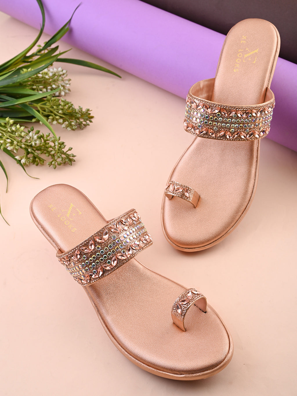 Lightweight everyday Toe-Ring Slip-On Sandals Comfort Sandals