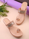 Lightweight everyday Toe-Ring Slip-On Sandals Comfort Sandals