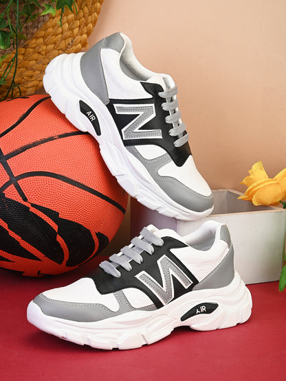 Trendy Lace up Sneakers, Lightweight & Trendy Running Sports Shoes