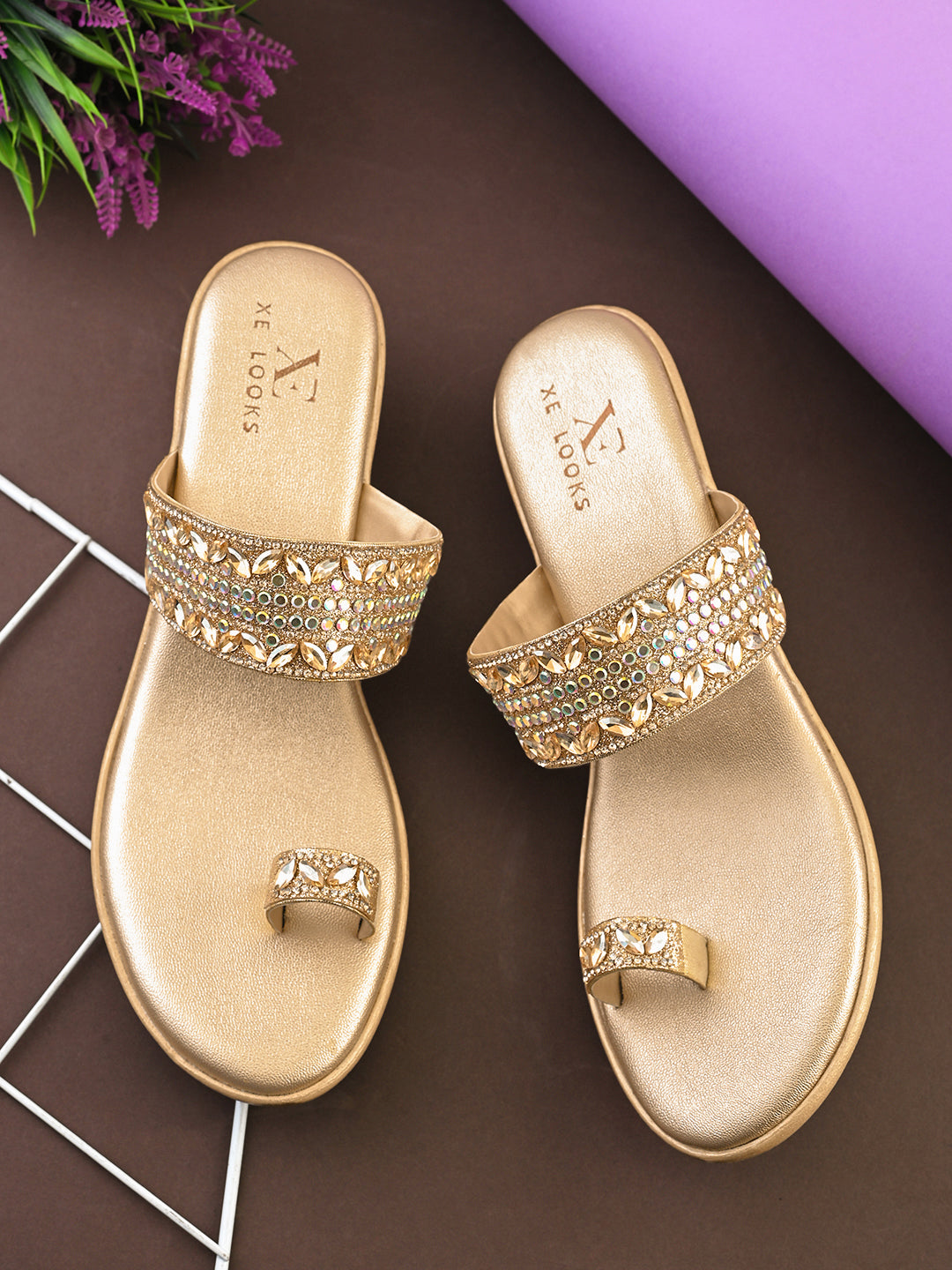 Lightweight everyday Toe-Ring Slip-On Sandals Comfort Sandals